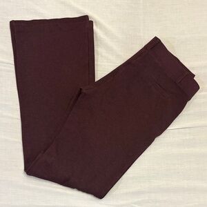 Betabrand Women's Boot Cut Pants - Deep Burgundy